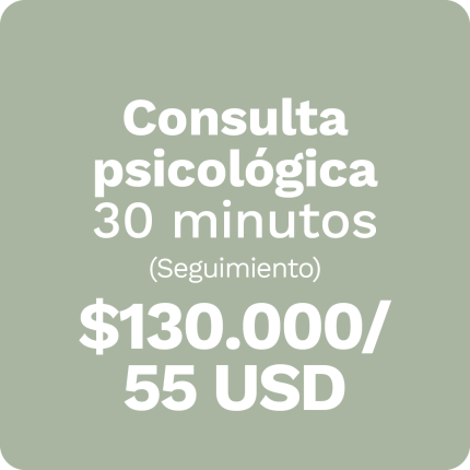 Consulta Psicológica 30 min